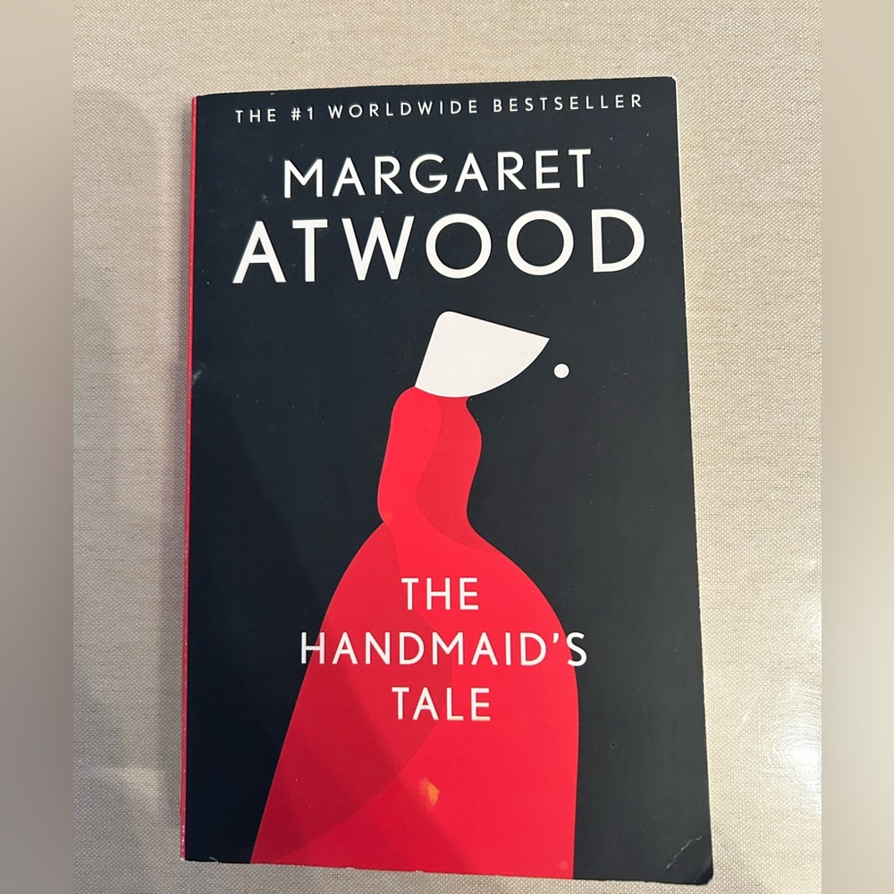 Margaret Atwood "The Handmaid's Tale" Paperback - Black & Red Cover